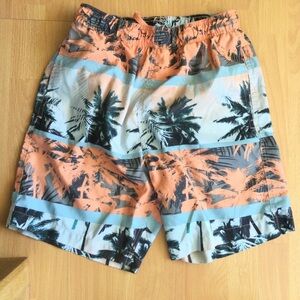 Laguna Originals Board Sim Shorts Medium Palm Tress
